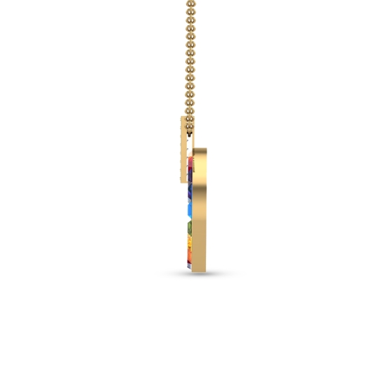 Shirin Gold and Diamond Pendant