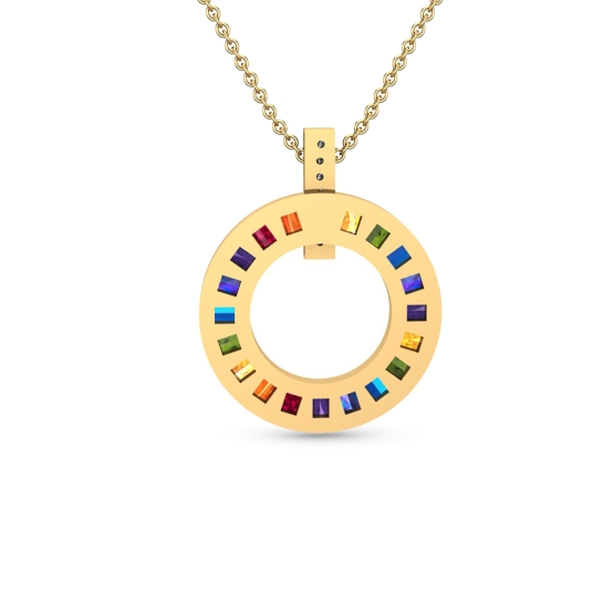 Shirin Gold and Diamond Pendant