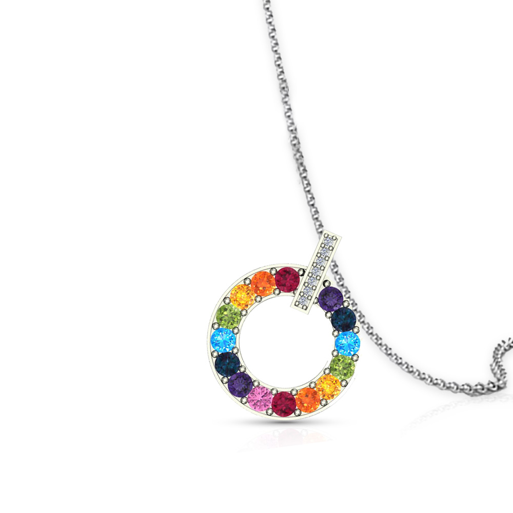 Shirin Gold and Diamond Pendant