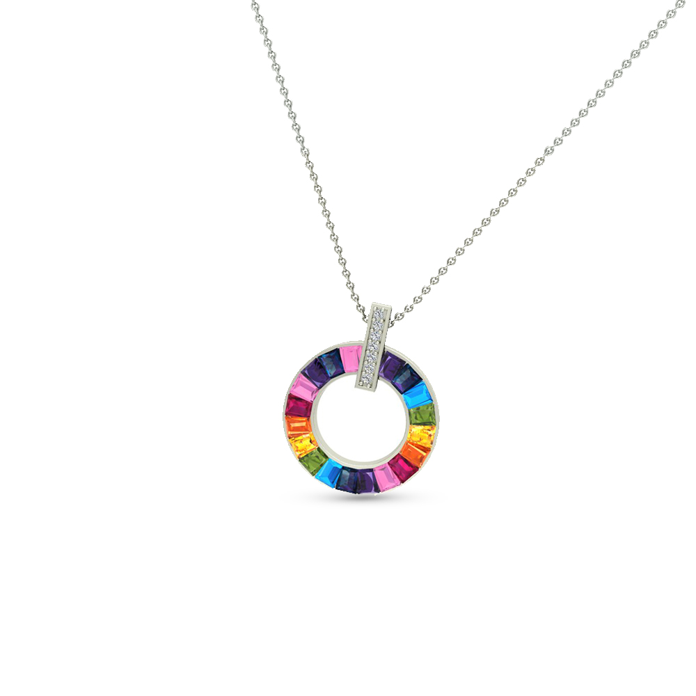 Shirin Gold and Diamond Pendant
