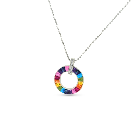Shirin Gold and Diamond Pendant