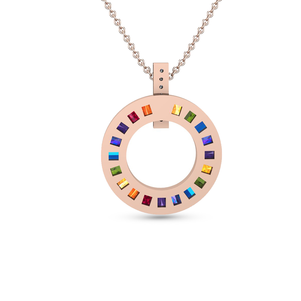 Shirin Gold and Diamond Pendant