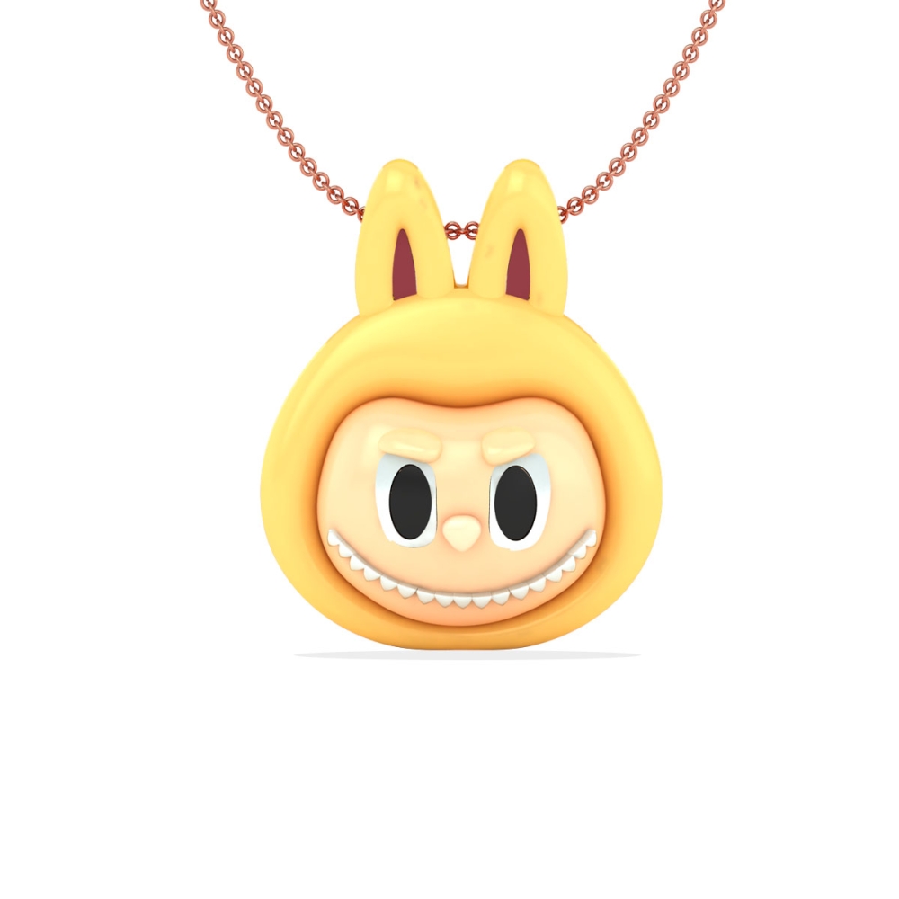 Labubu Gold Pendant