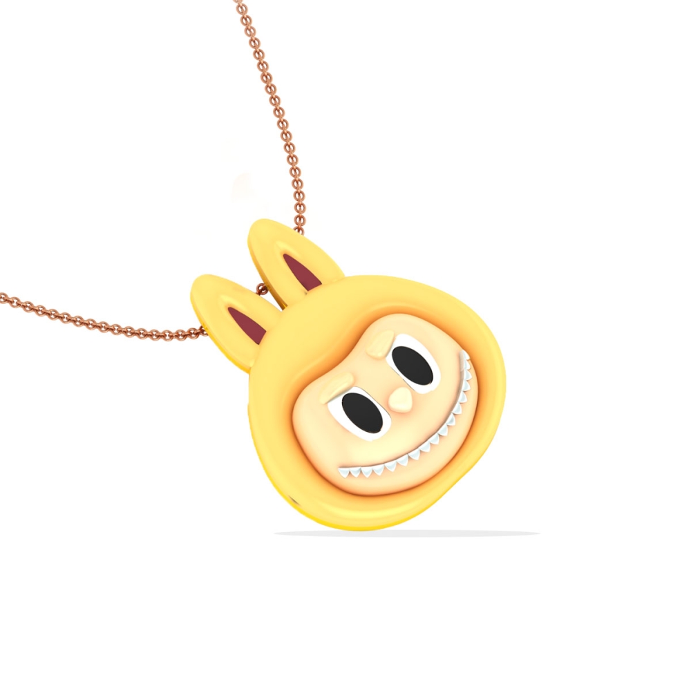 Labubu Gold Pendant