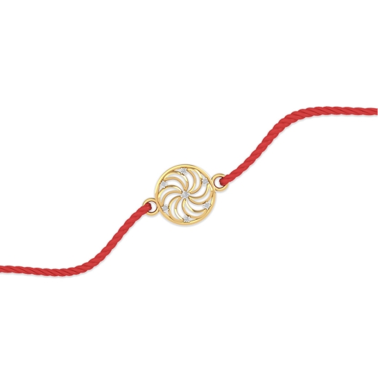 Hema Gold Rakhi for Brother and Bhabhi
