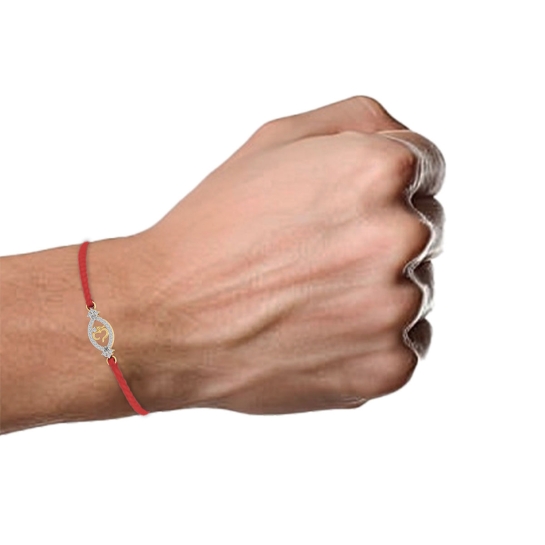Om Diamond Rakhi 