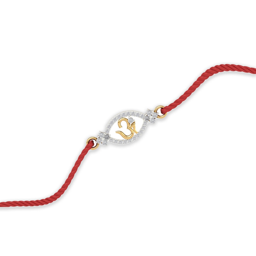 Om Diamond Rakhi 