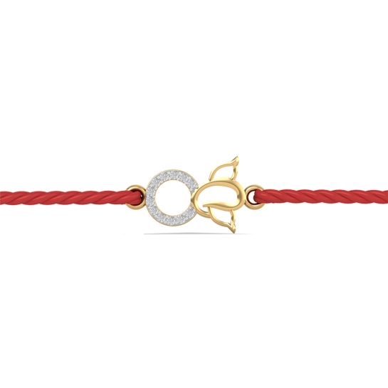 Ganpati Diamond Rakhi 
