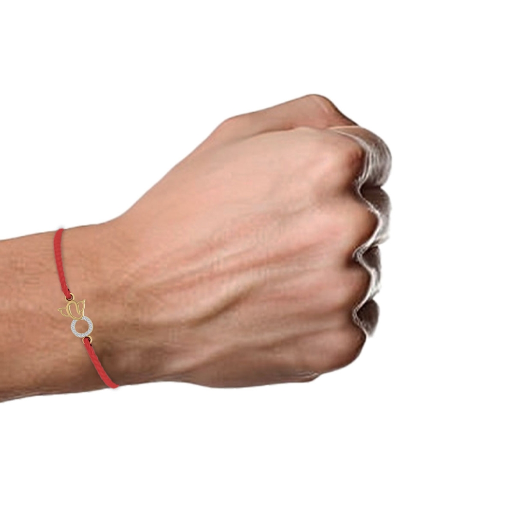 Ganpati Diamond Rakhi 
