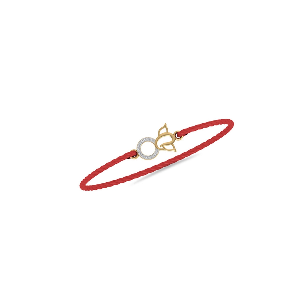 Ganpati Diamond Rakhi 