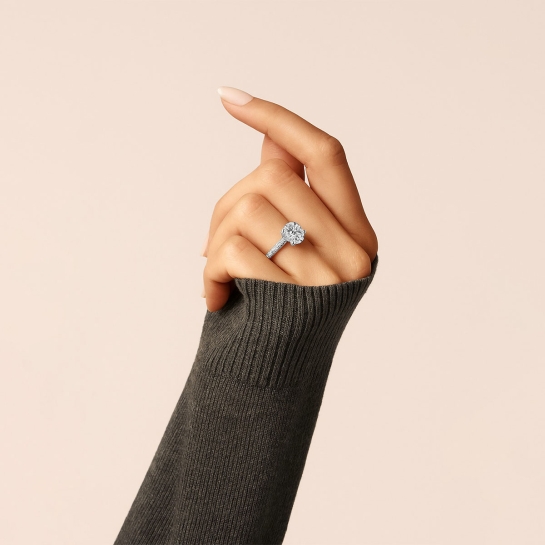 Masha Certified Labgrown Diamond Ring