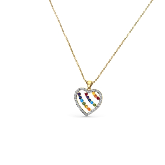 Nadia gold pendant