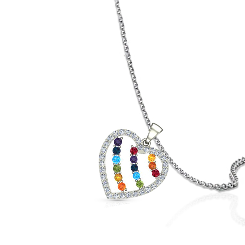 Nadia gold pendant