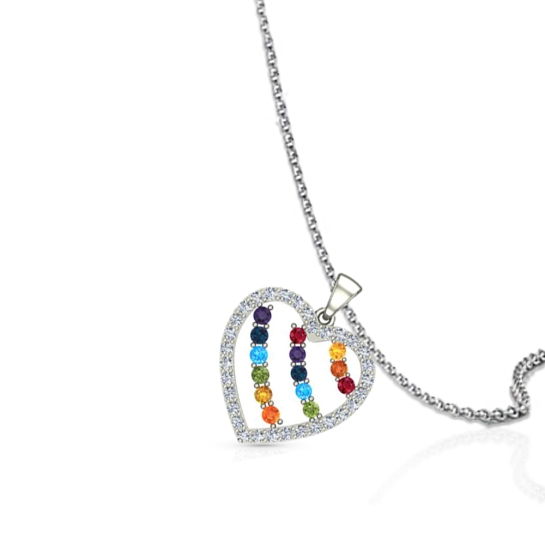 Nadia gold pendant