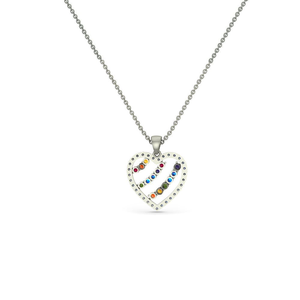 Nadia gold pendant