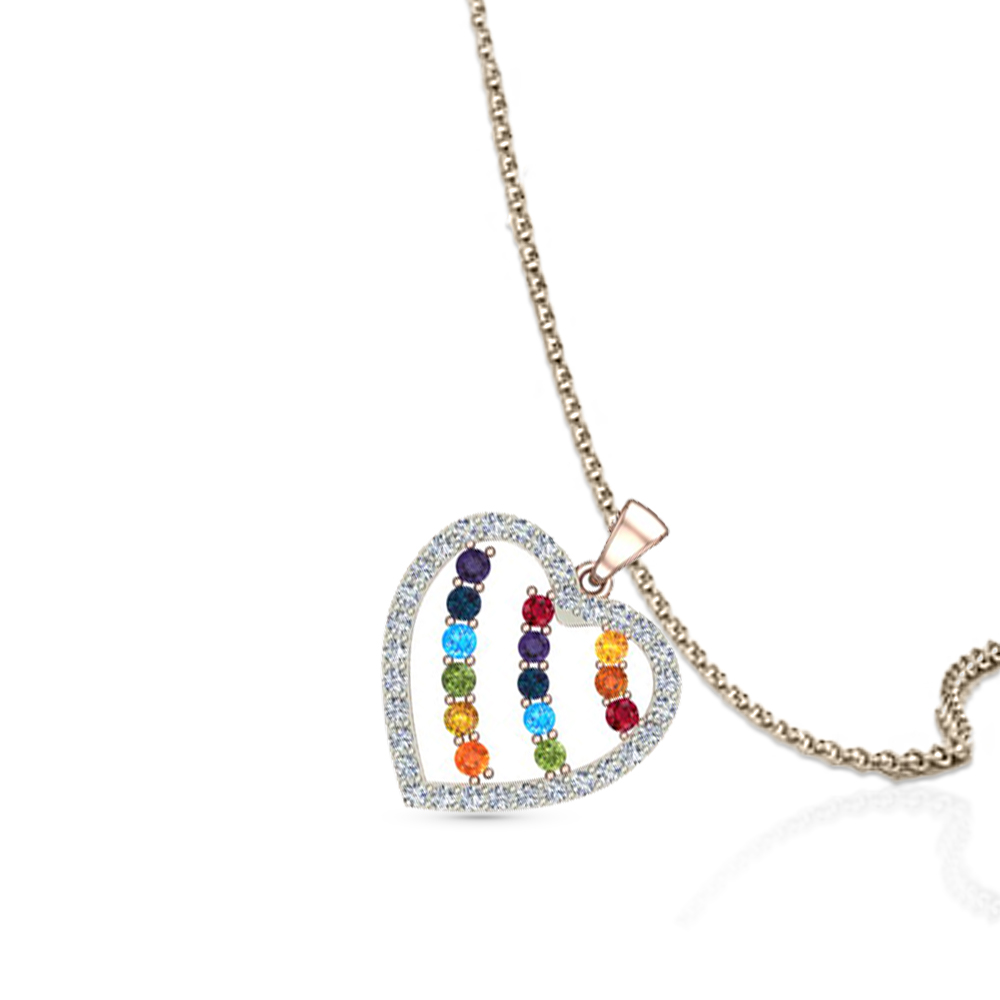 Nadia gold pendant
