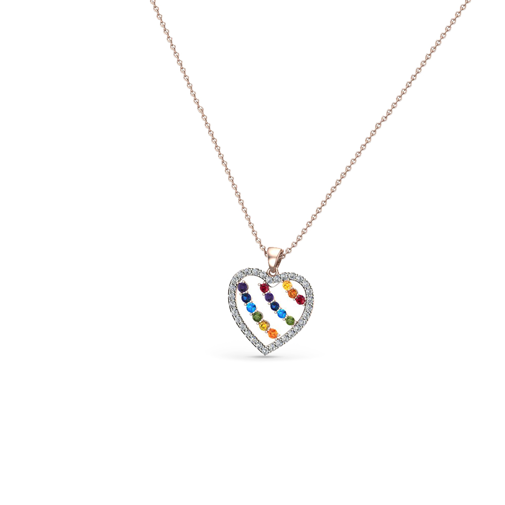 Nadia gold pendant