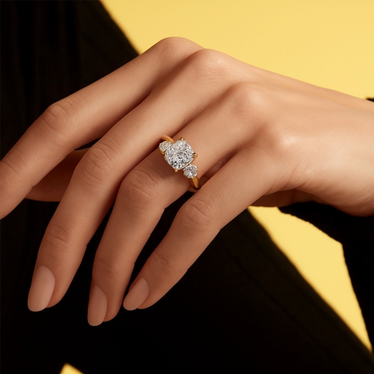 Hana Certified Labgrown Diamond Ring
