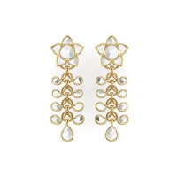 Paandu kundan Gold Earrings Paandu kundan Gold Earrings