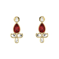 Paavan kundan Gold Earrings Paavan kundan Gold Earrings