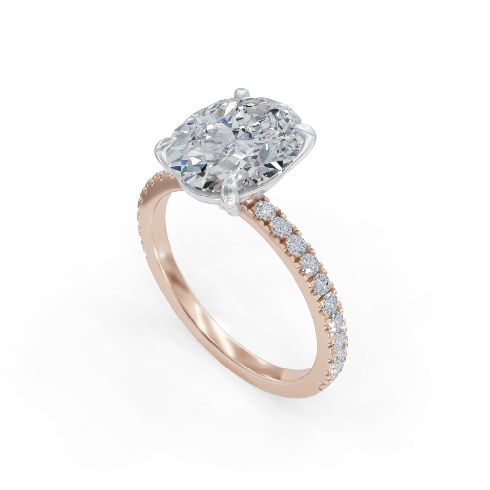 Tulip Certified Labgrown Diamond Ring
