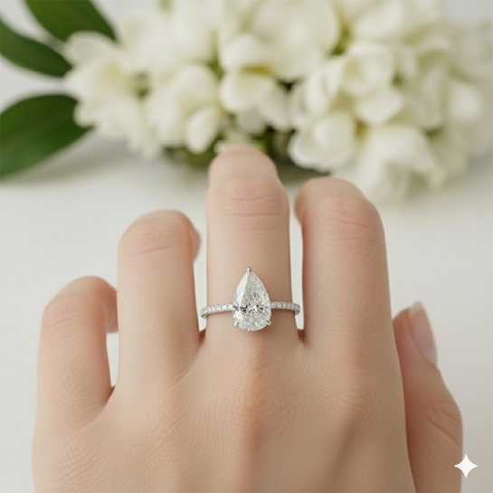 Lunara Certified Labgrown Diamond Ring