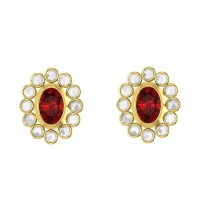 Pachaimani kundan Gold Earring Pachaimani kundan Gold Earring