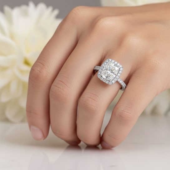 Nika Certified Labgrown Diamond Ring