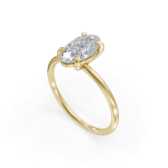 Violet Certified Labgrown Diamond Ring