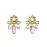 Pachaimuthu Kundan Gold Earrings Pachaimuthu Kundan Gold Earrings
