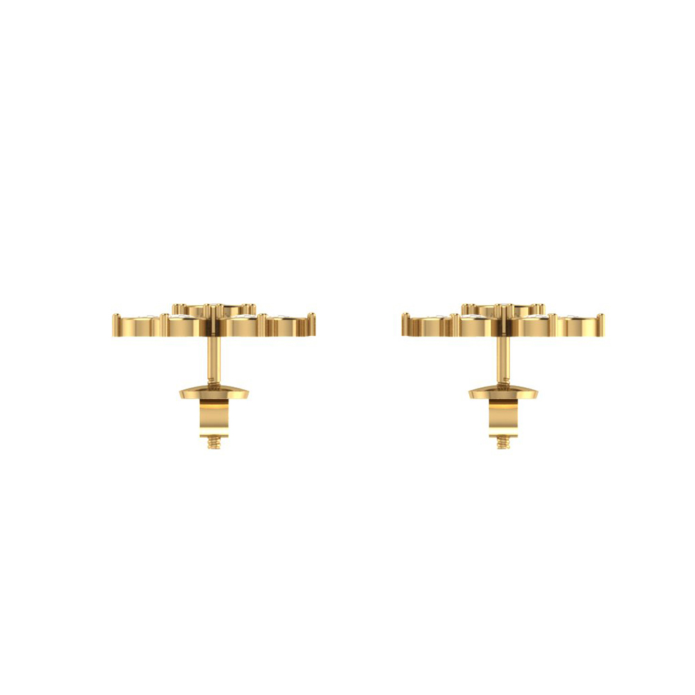 Padmabandhu Kundan Gold Earrings