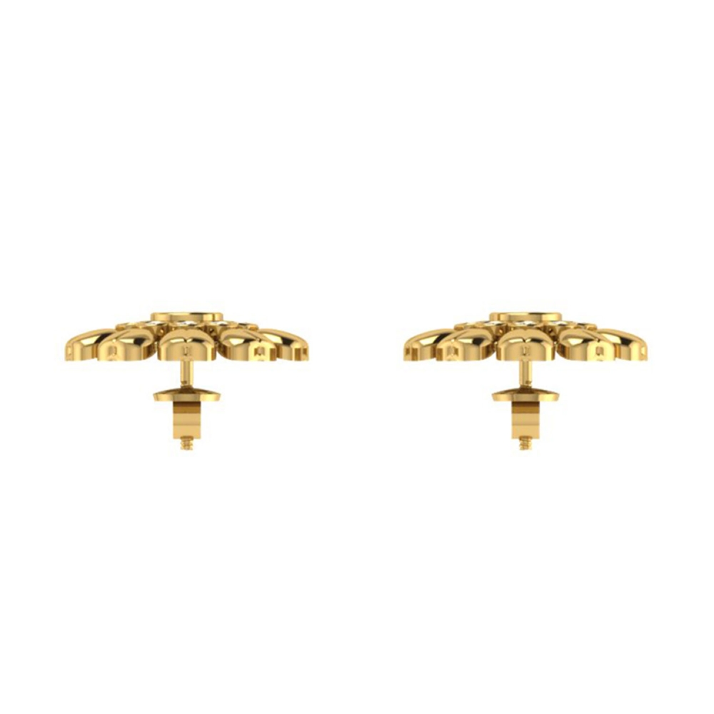 Padmabhasa Kundan Gold Earrings