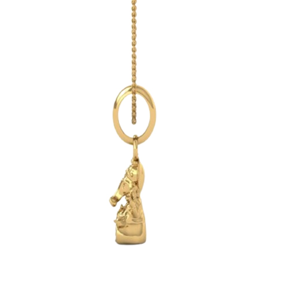 24K-2GM Lord Ganesh Locket Pendant For Men and Women