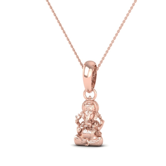 24K-2GM Lord Ganesh Locket Pendant For Men and Women