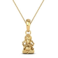 24K- 2.2GM Lord Ganesh  Locket Pendant For Men and Women