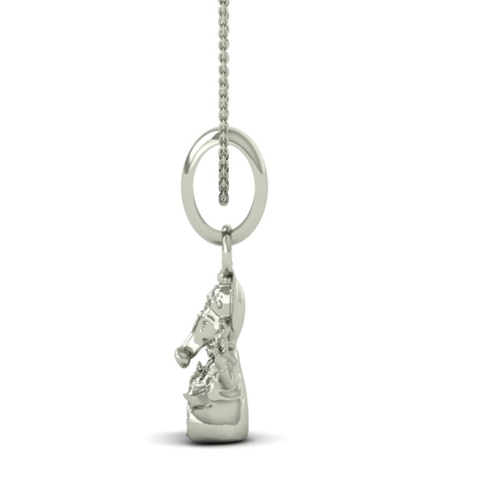 18K-2.2GM Lord Ganesh  Locket Pendant For Men and Women