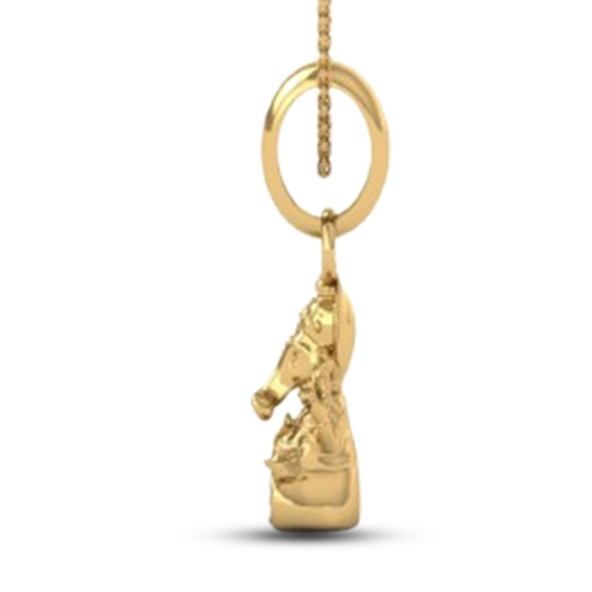 22K-3.2 Lord Ganesh Locket Pendant For Men and Women