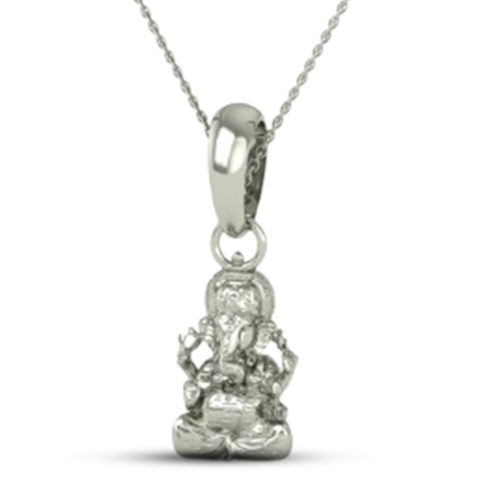 22K-3.2 Lord Ganesh Locket Pendant For Men and Women