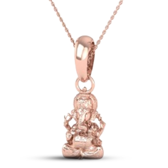 22K-3.2 Lord Ganesh Locket Pendant For Men and Women