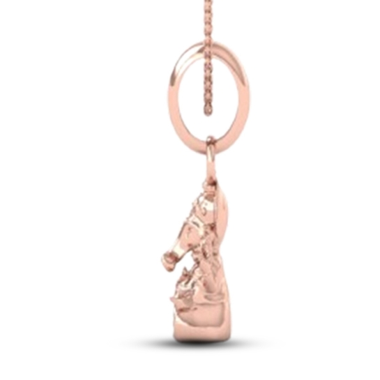 22K-3.2 Lord Ganesh Locket Pendant For Men and Women