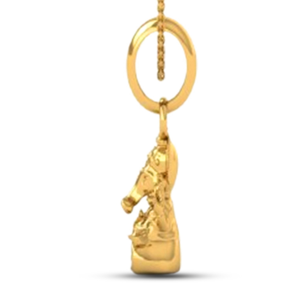 18K-5.2 Lord Ganesh Locket Pendant For Men and Women
