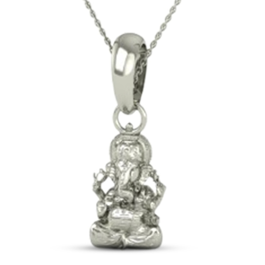 18K-5.2 Lord Ganesh Locket Pendant For Men and Women