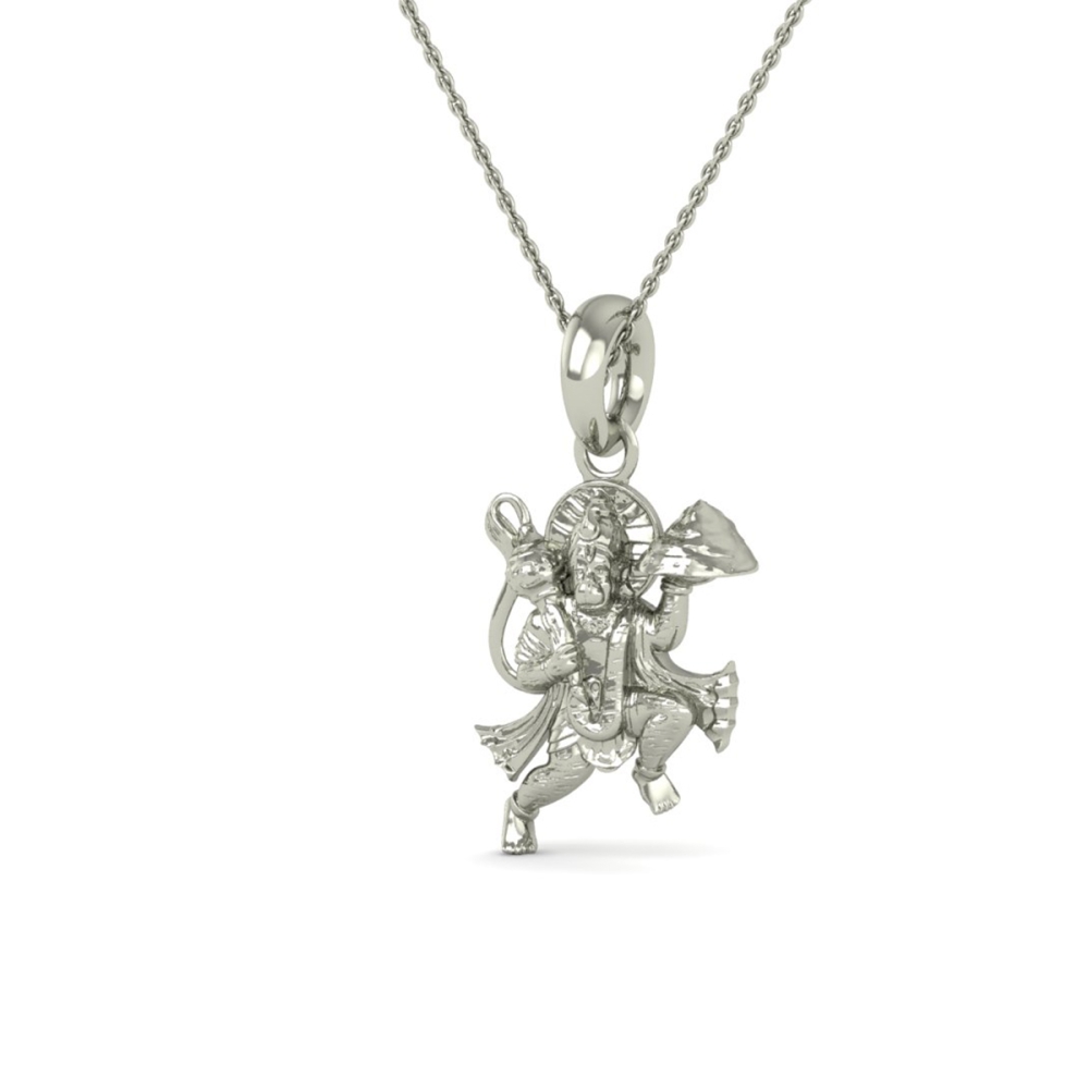 22K-1.6GM Yellow Gold Lord Hanuman Locket Pendant For Men and Women
