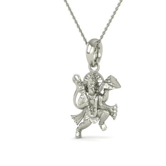  24K-2.2GM Yellow Gold Lord Hanuman Locket Pendant For Men and Women