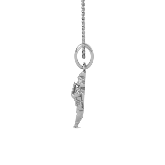 18K-2.2GM Yellow Gold Lord Krishna Locket Pendant For Men and Women