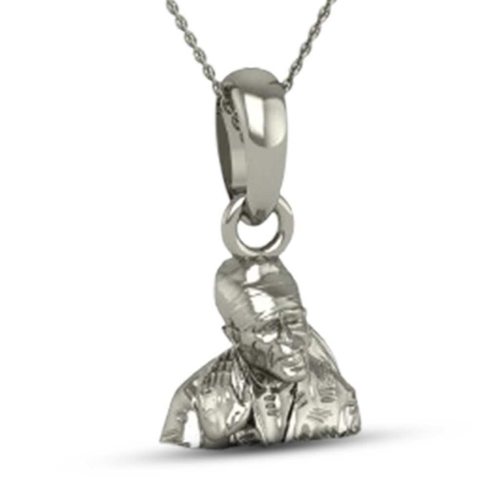24K-3.2GM Yellow Gold Lord Sai Baba Locket Pendant For Men and Women