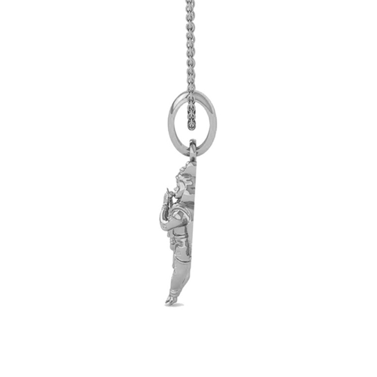 18K-3.2GM Yellow Gold Lord Krishna Locket Pendant For Men and Women