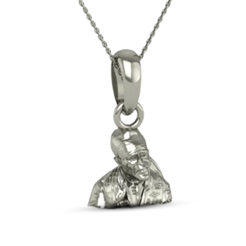24K-2.2GM Yellow Gold Lord Sai Baba Locket Pendant For Men and Women