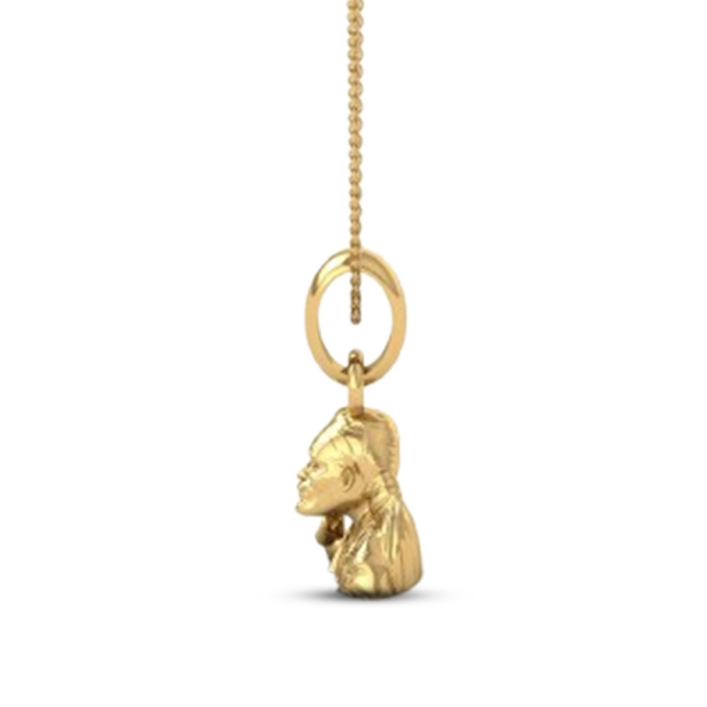 24K-2.2GM Yellow Gold Lord Sai Baba Locket Pendant For Men and Women
