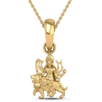 24K-5.2GM Yellow Gold Lord Mata Rani Locket Pendant For Men and Women
